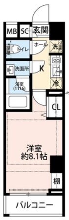 プレール・ドゥーク錦糸町Vの物件間取画像